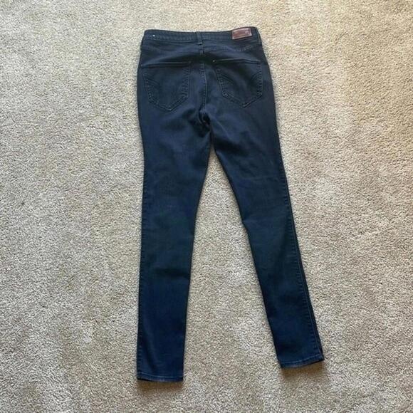 HOLLISTER HIGH-RISE BLACK SUPER SKINNY JEANS SOFT STRETCH - Picture 7 of 7